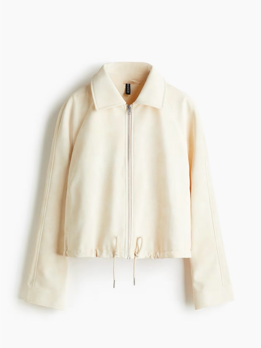 H&M Napped Zip-Front Jacket — Size S